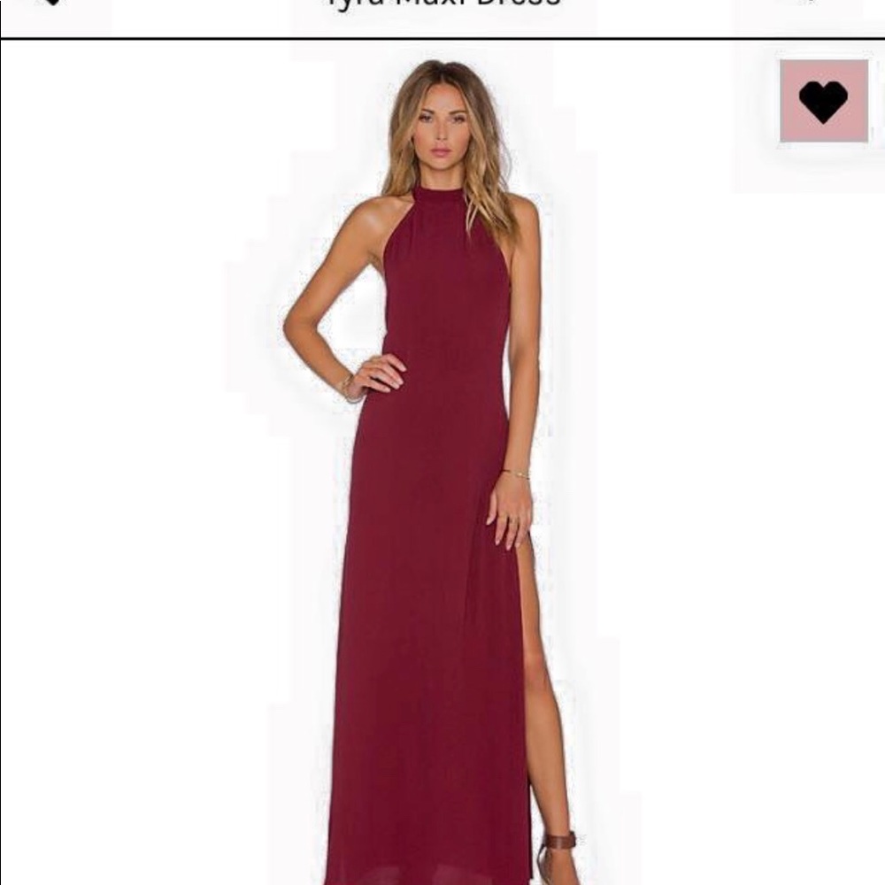 Maroon Dress